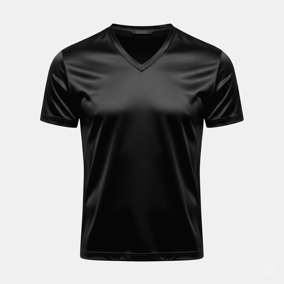T-shirt en soie pour homme – col V