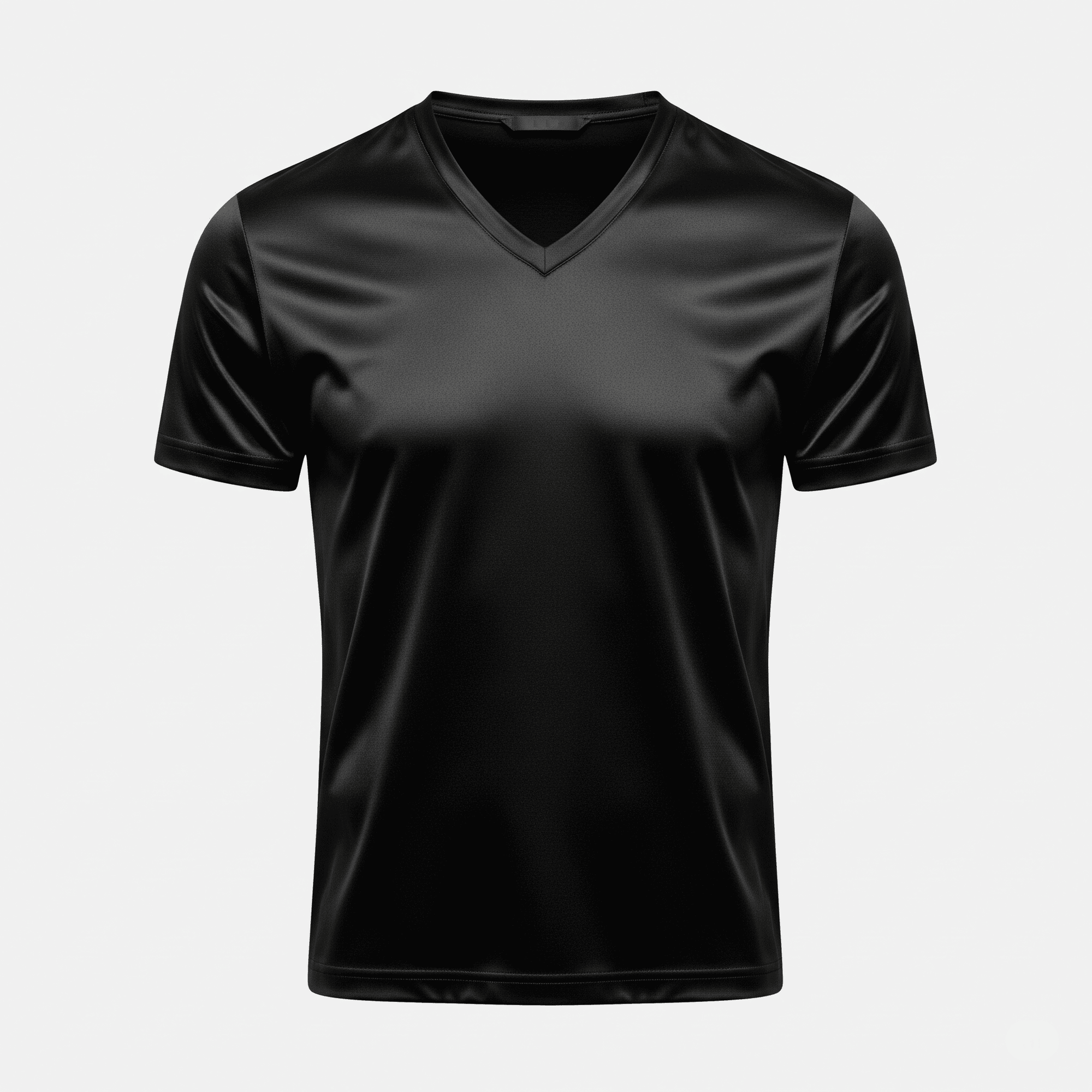 T-shirt en soie pour homme – col V