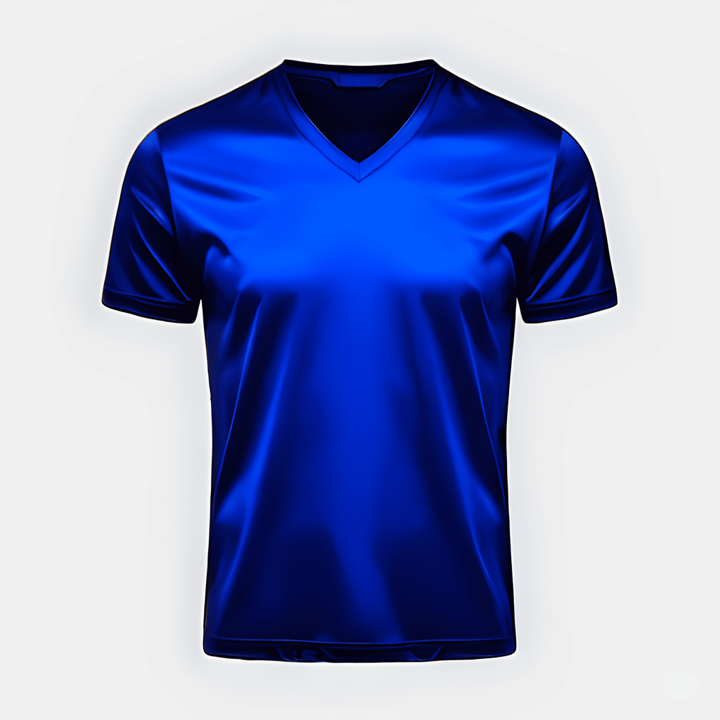 T-shirt en soie pour homme – col V