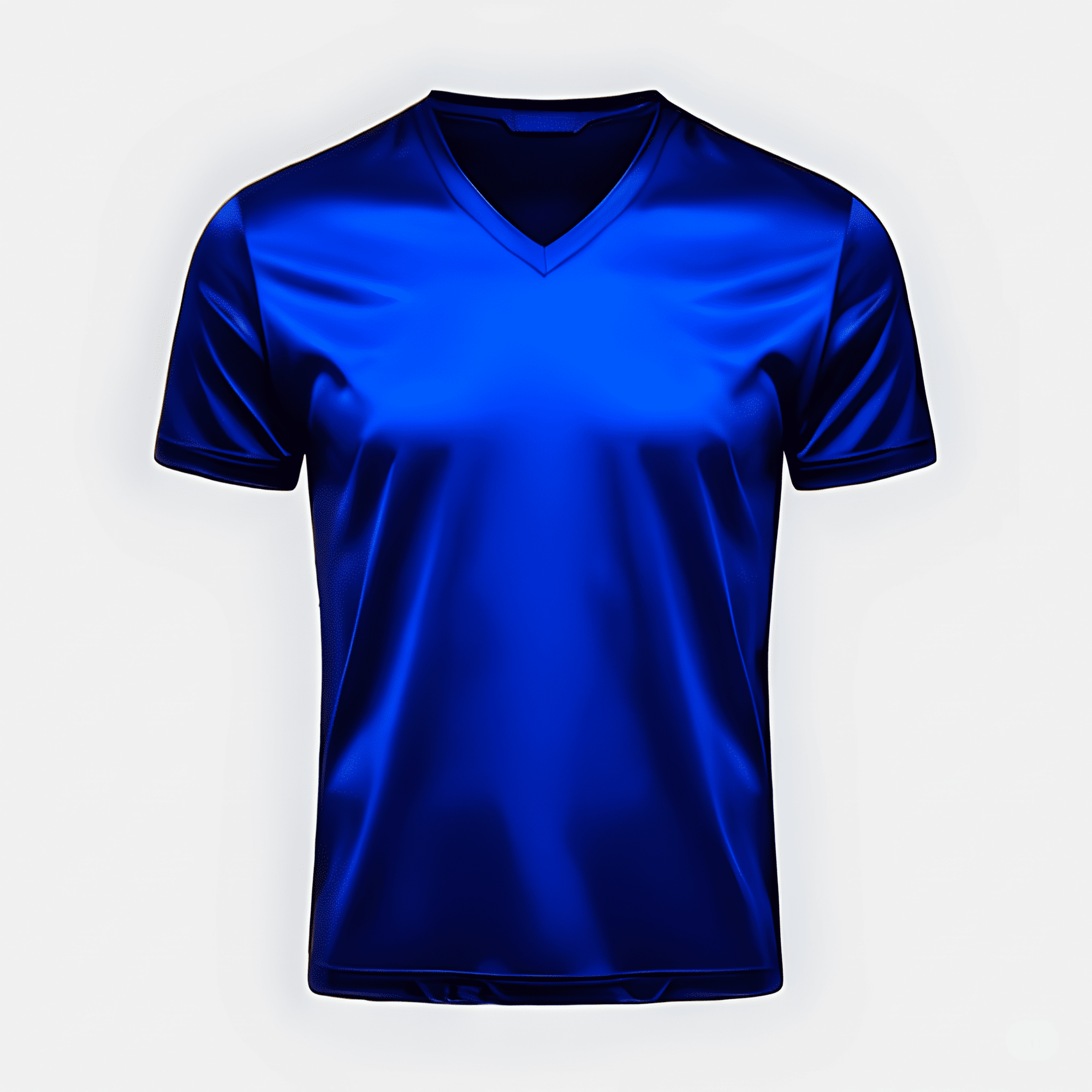T-shirt en soie pour homme – col V