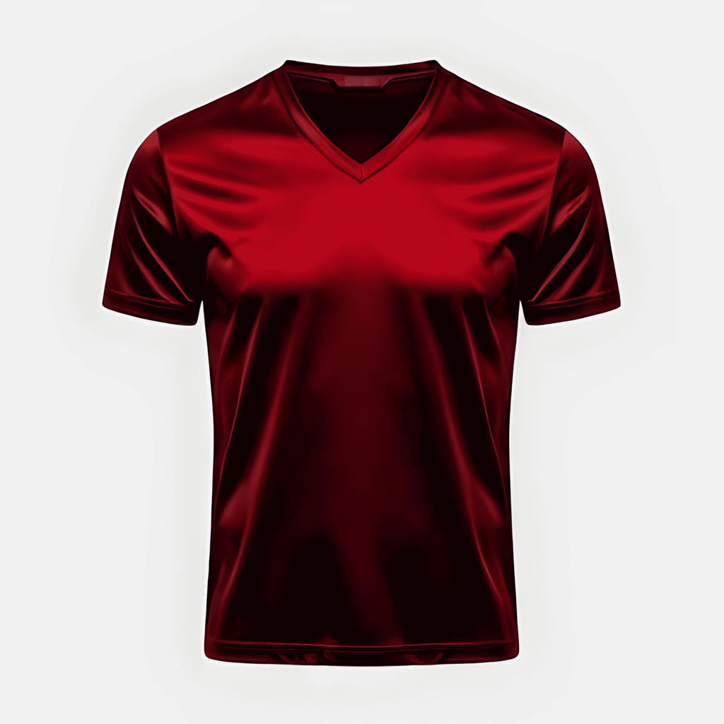T-shirt en soie pour homme – col V