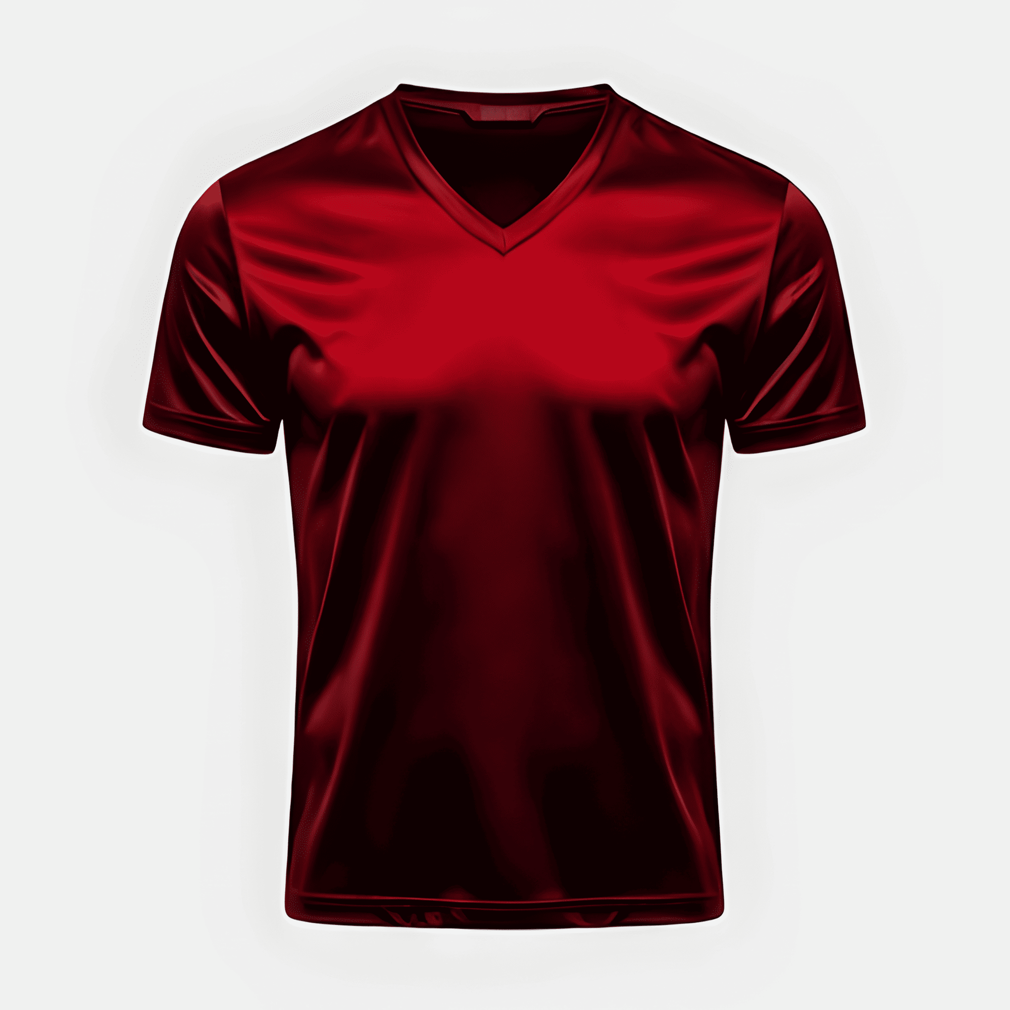 T-shirt en soie pour homme – col V